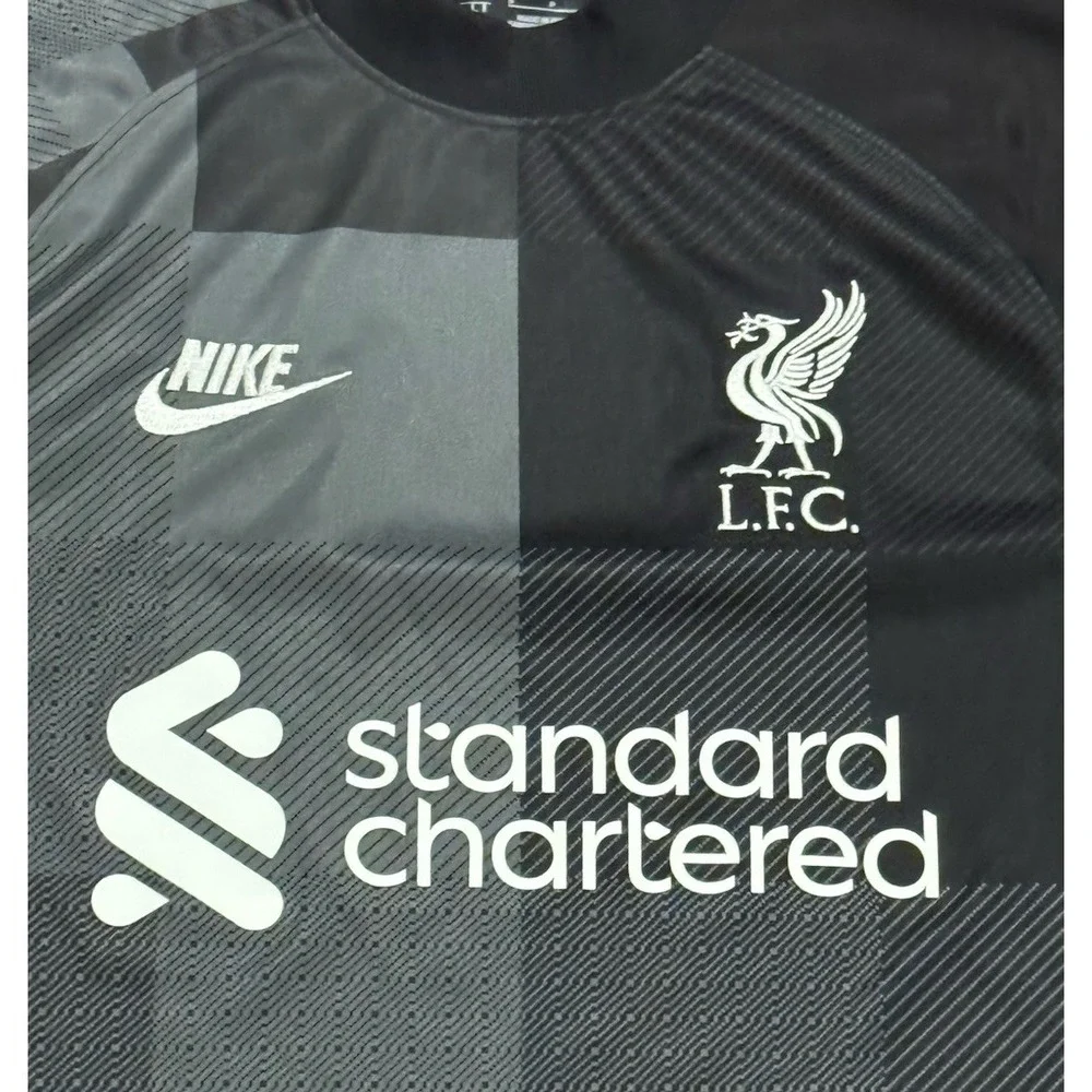 Liverpool FC LFC 2021-22 Nike Goalkeeper Short Sleeve Soccer Jersey Mens Small S